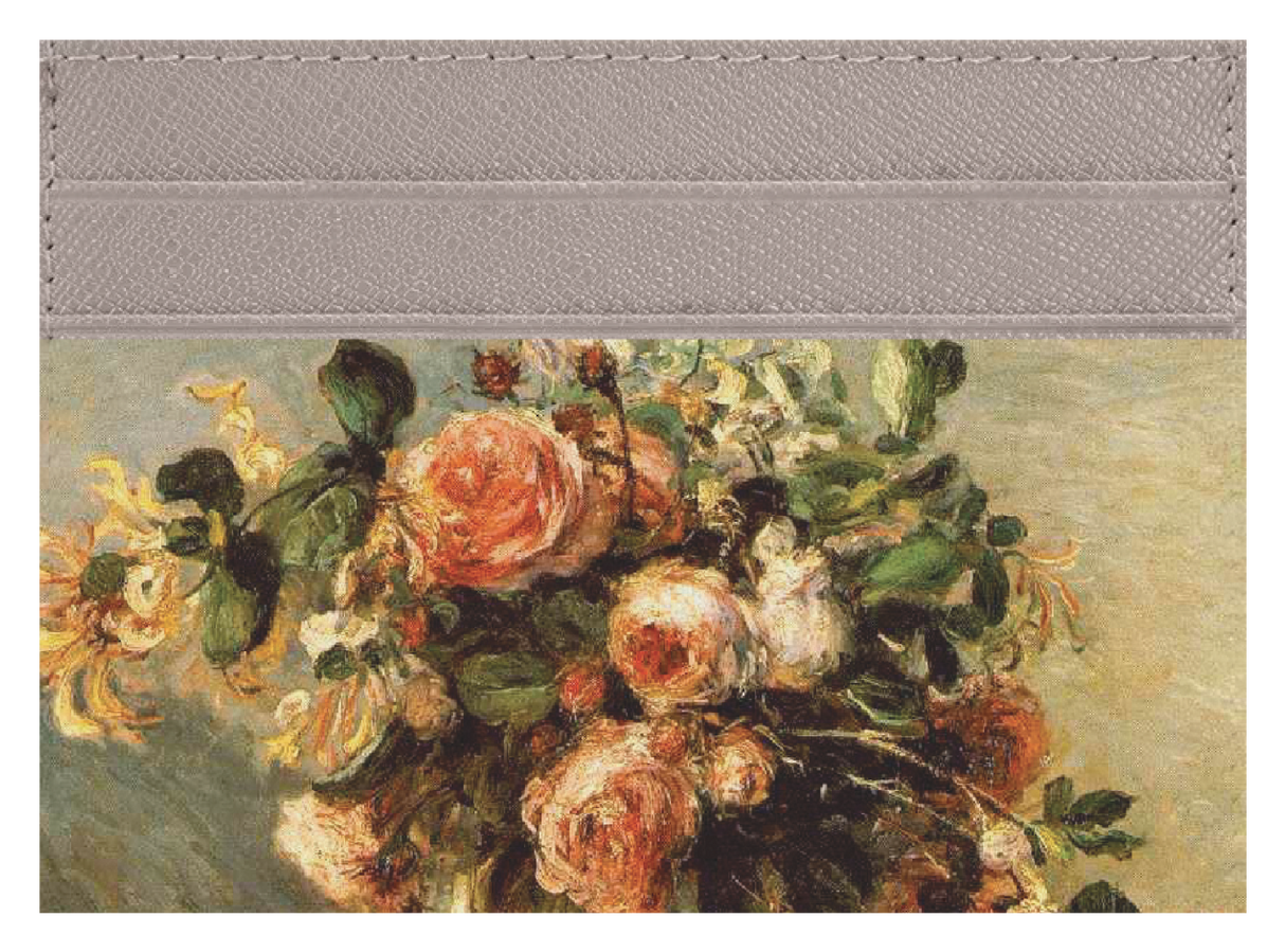 Roses and Jasmine In a Delft Vase