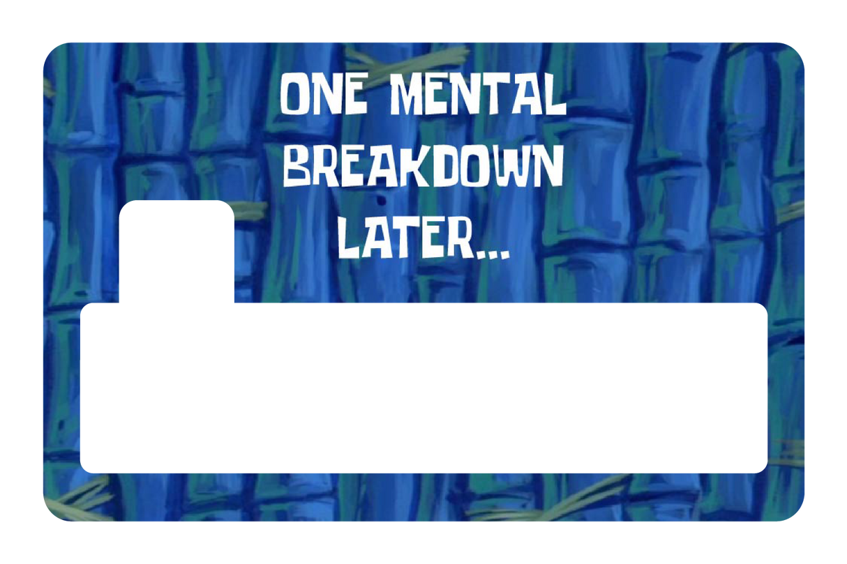 One Mental Breakdown Later