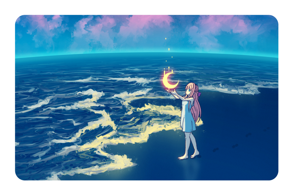 Catching the moon