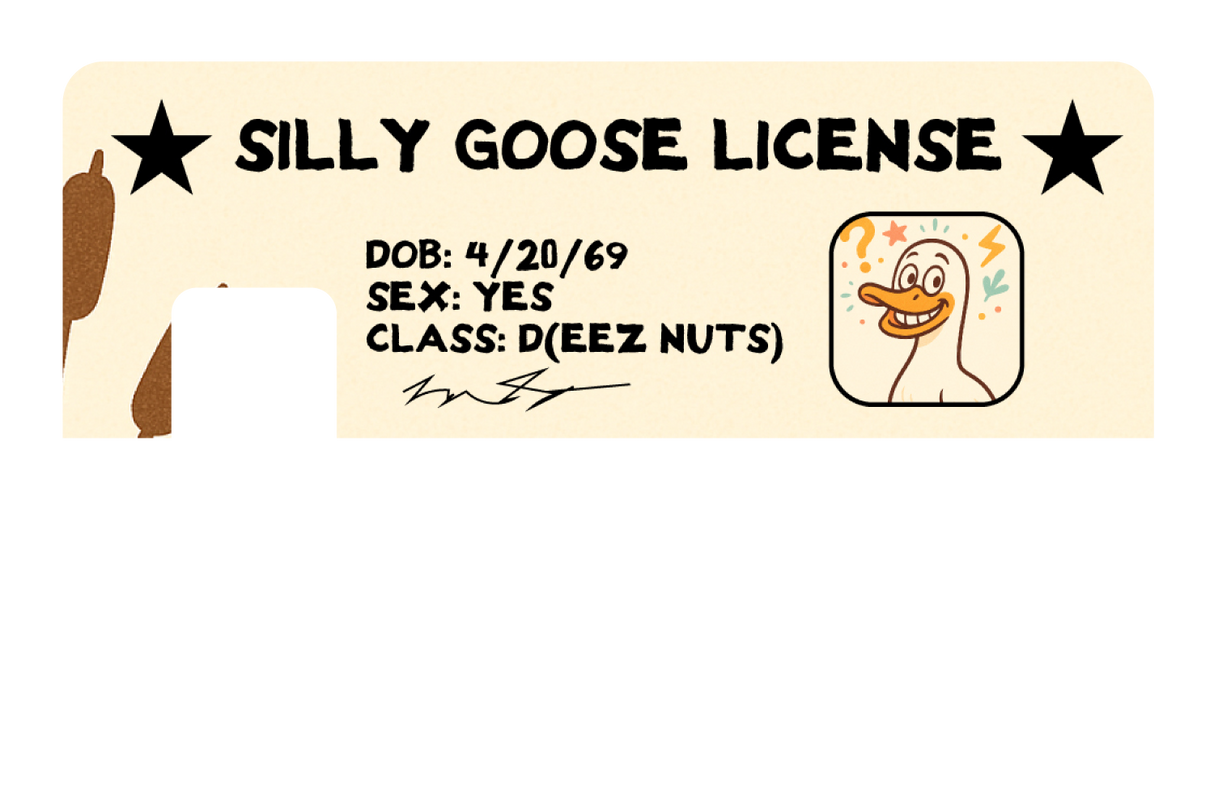 Silly Goose License