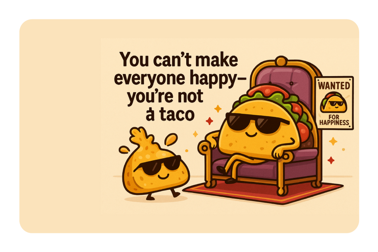 You're Not a Taco