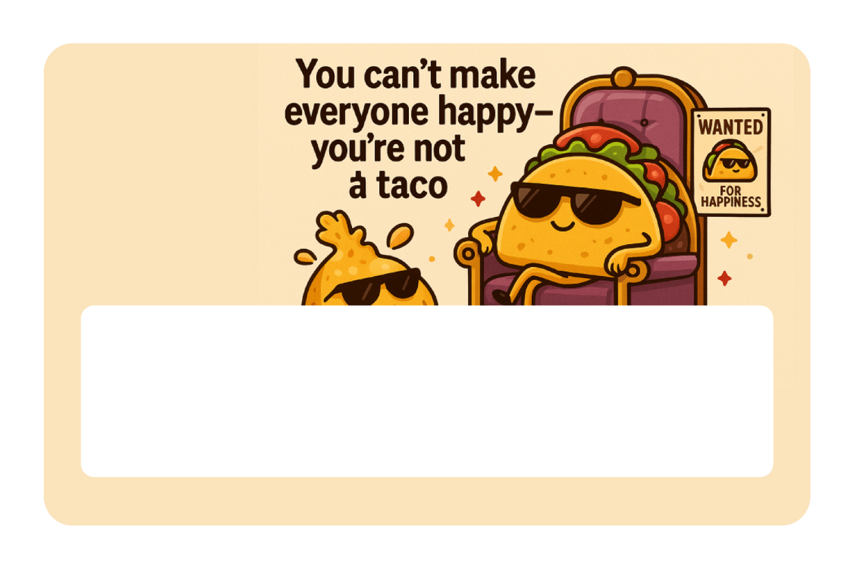 You're Not a Taco