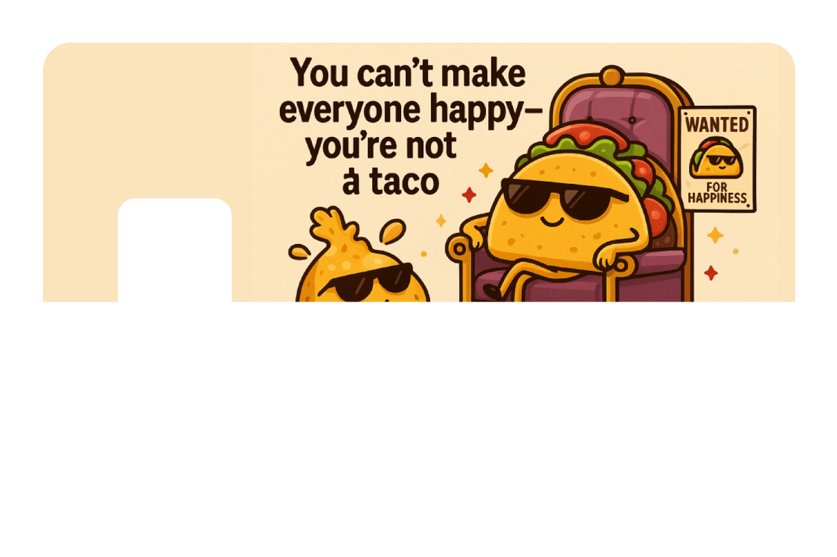 You're Not a Taco