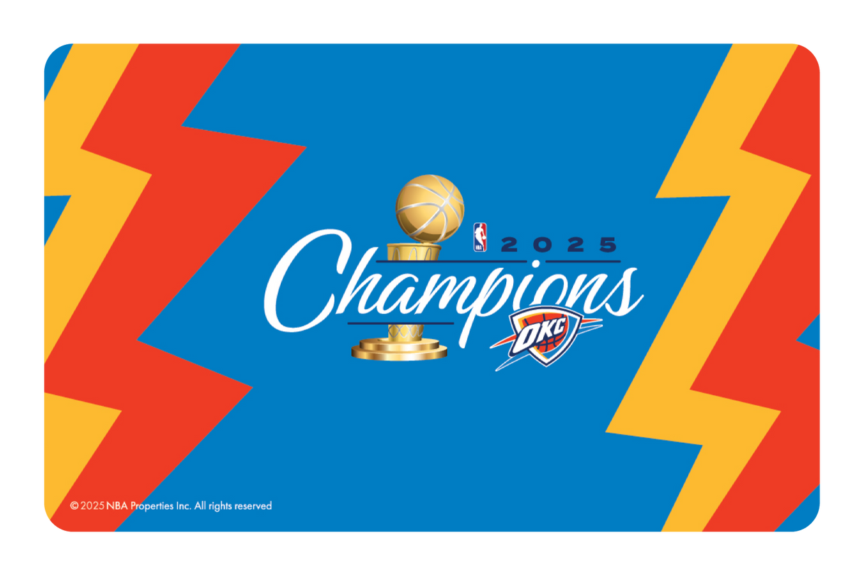 2025 NBA Champions: OKC Thunder - Thunder Up