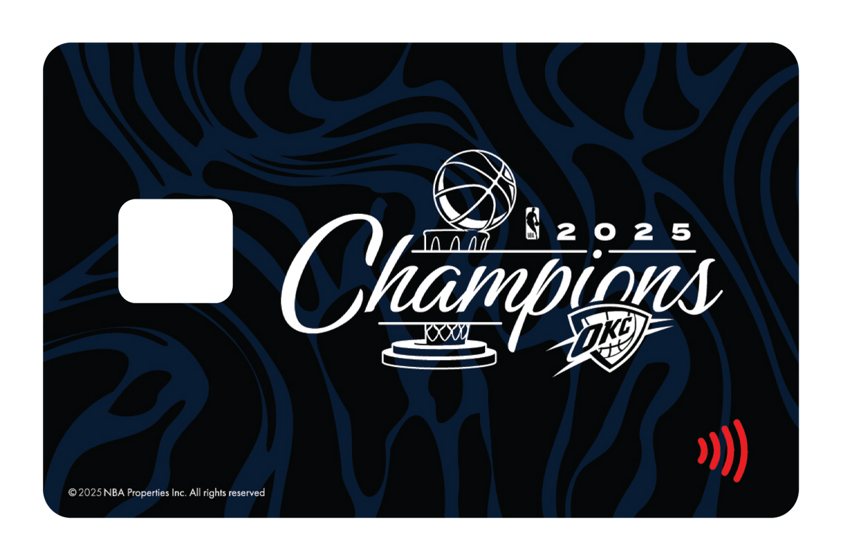 2025 NBA Champions: OKC Thunder - Champs Black