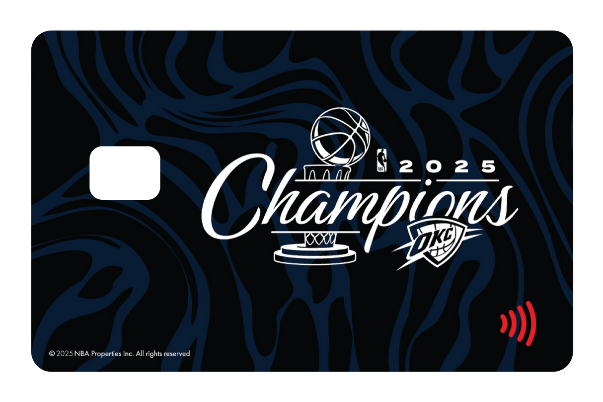 2025 NBA Champions: OKC Thunder - Champs Black