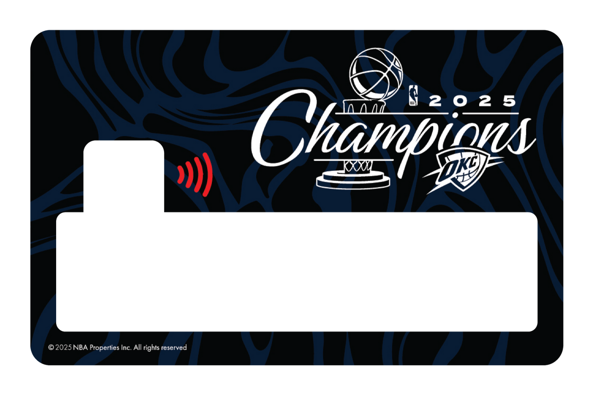 2025 NBA Champions: OKC Thunder - Champs Black