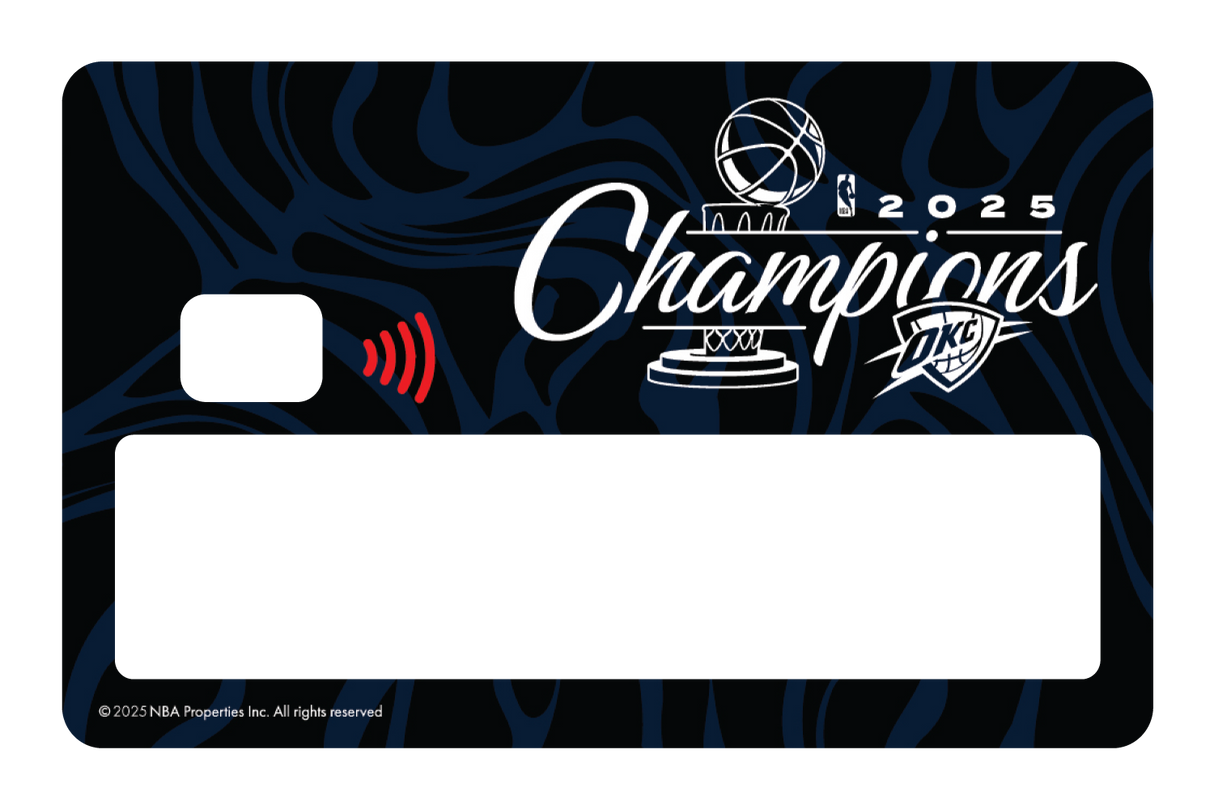 2025 NBA Champions: OKC Thunder - Champs Black