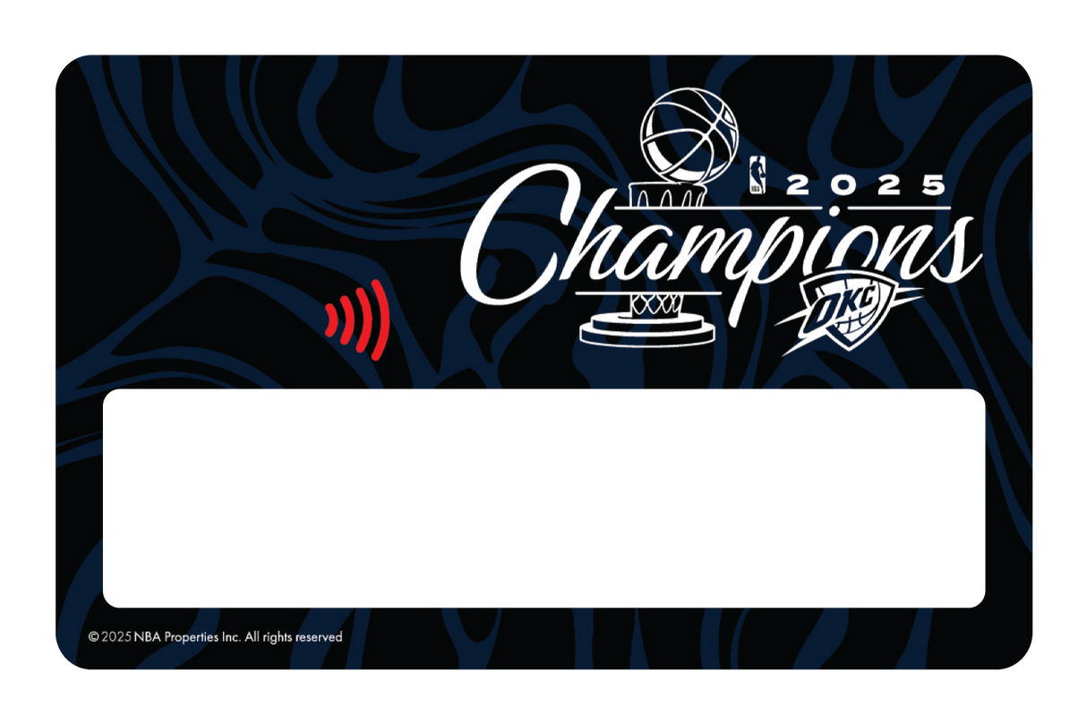 2025 NBA Champions: OKC Thunder - Champs Black