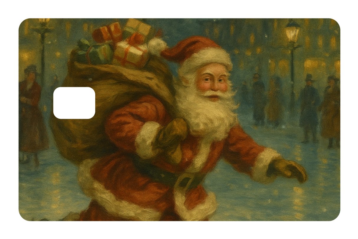 Skating Santa
