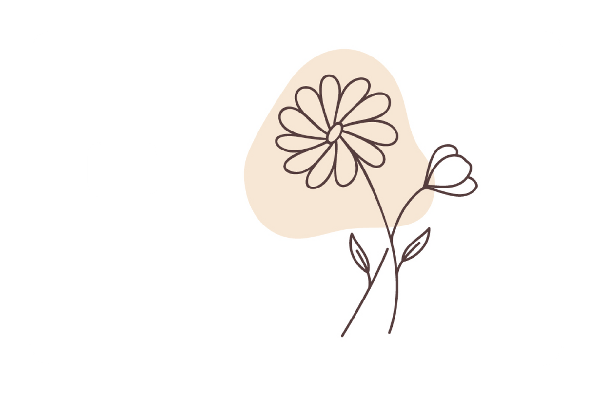 Flower Doodle Orange