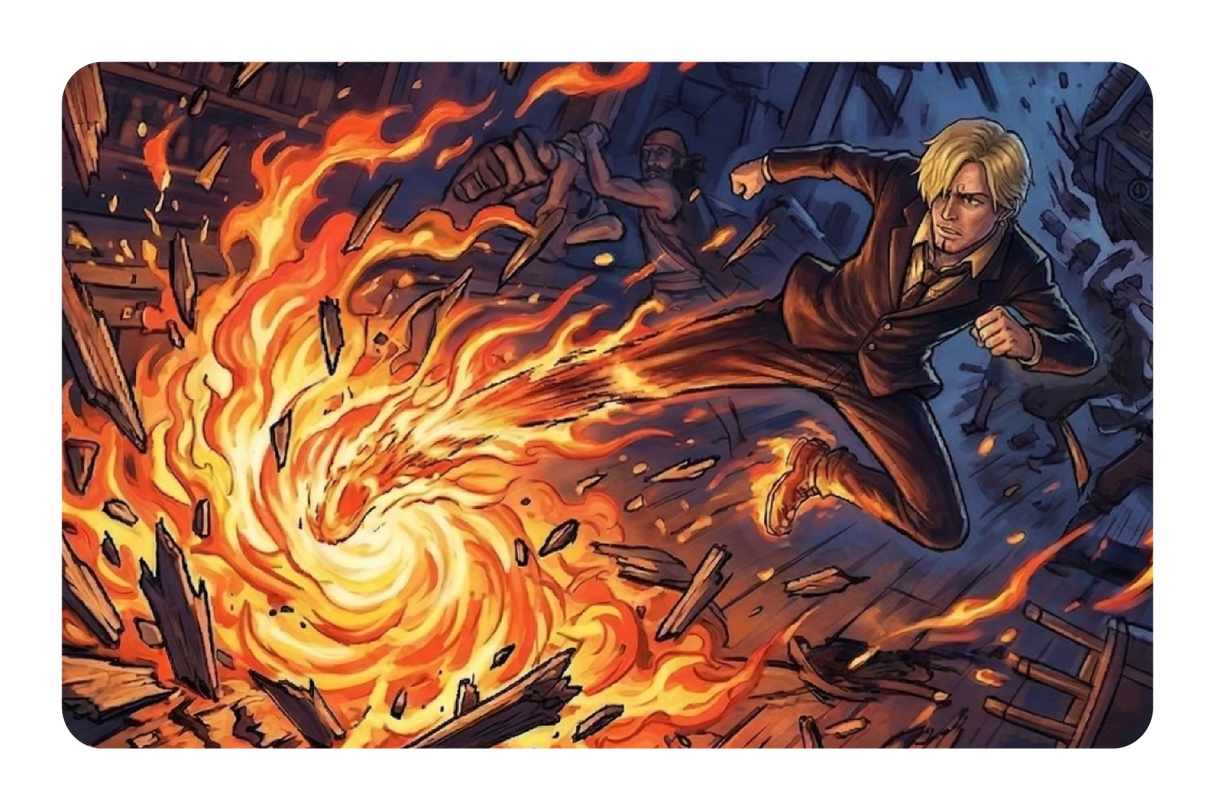 Sanji Fire Kick Impact