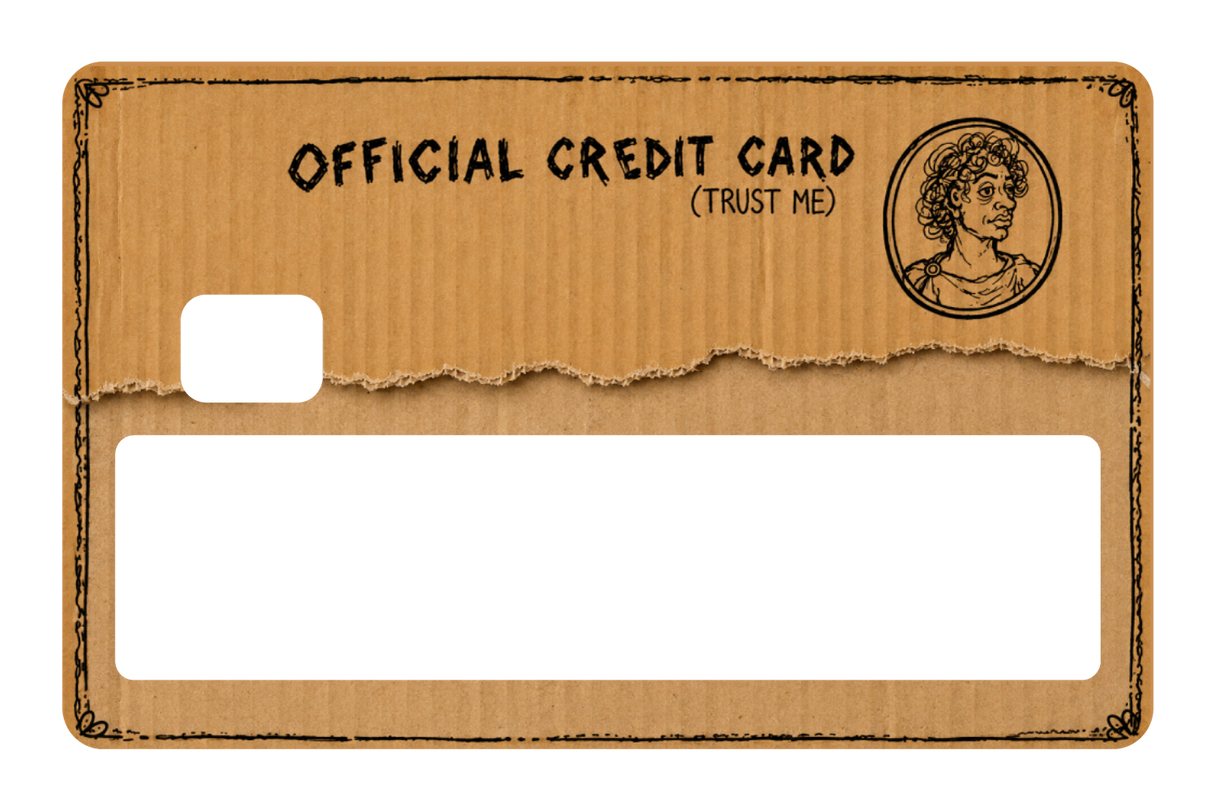 Cardboard Credit Card