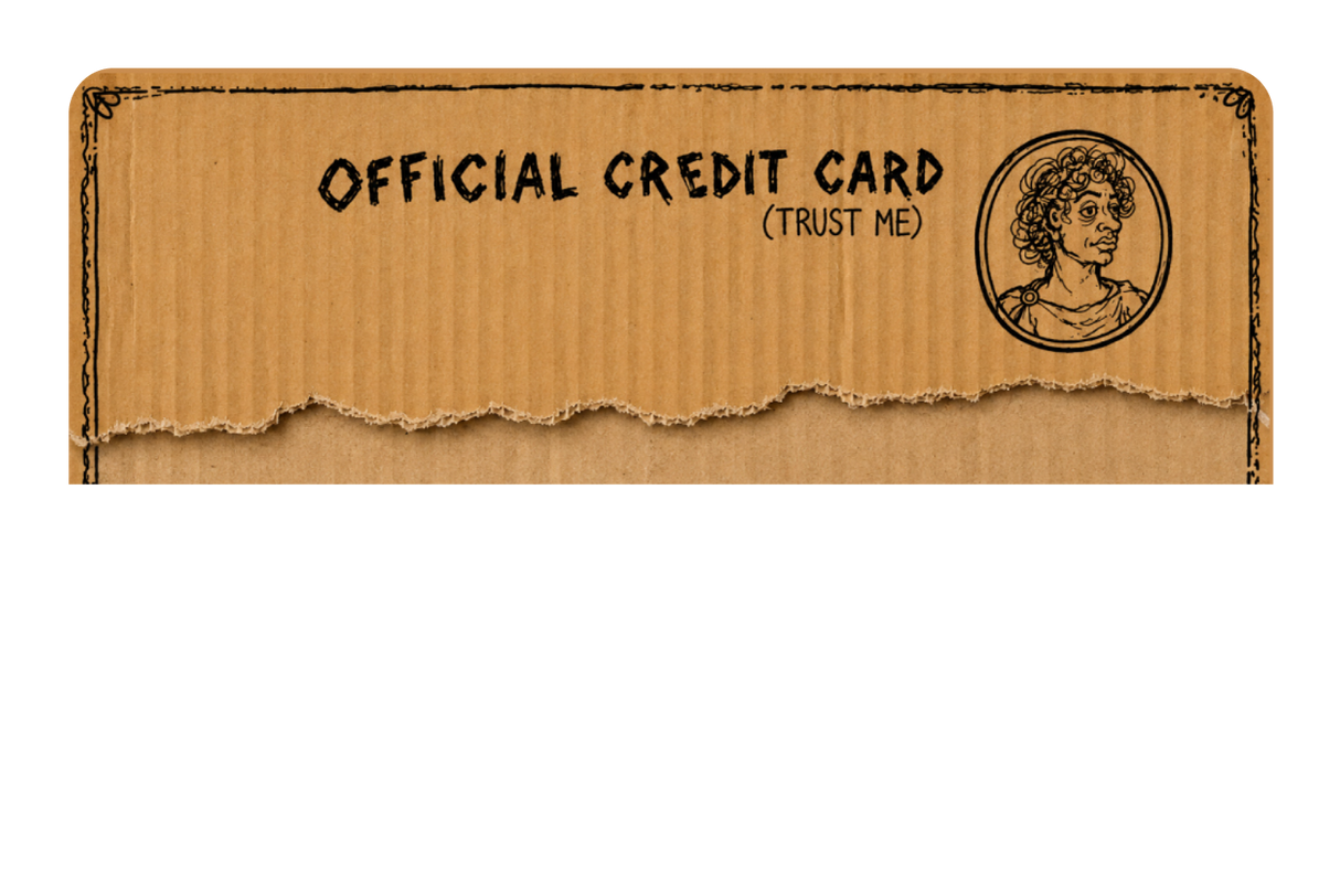 Cardboard Credit Card
