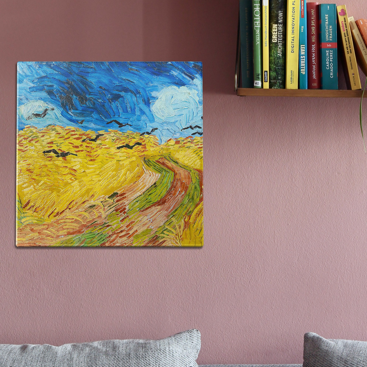 Wheatfield with Crows Wall Art