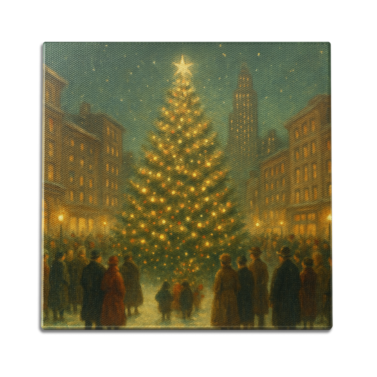 Holiday Downtown Wall Art