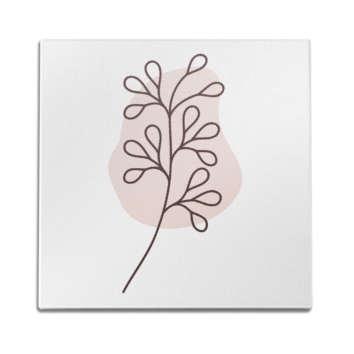 Flower Doodle Pink Wall Art