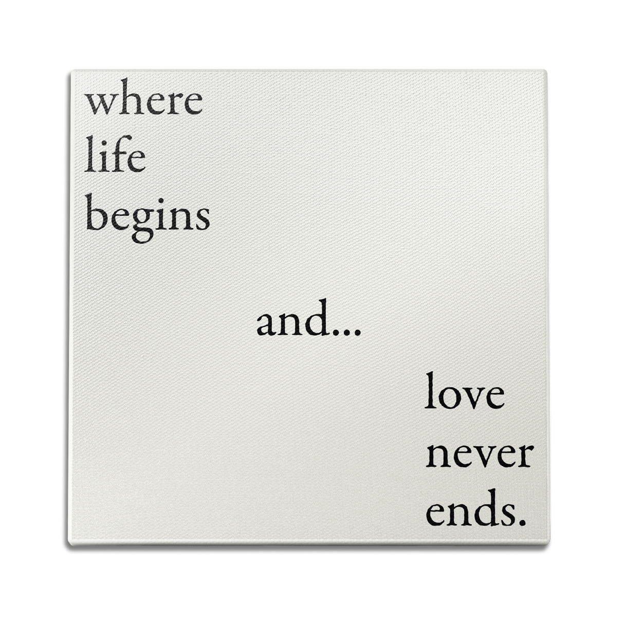 Where Life Begins Wall Art