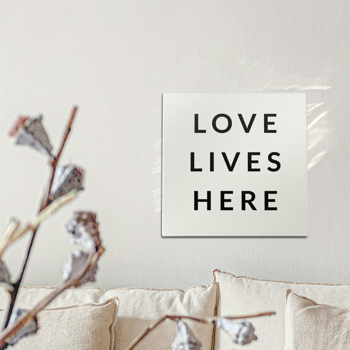 Love Lives Here Wall Art