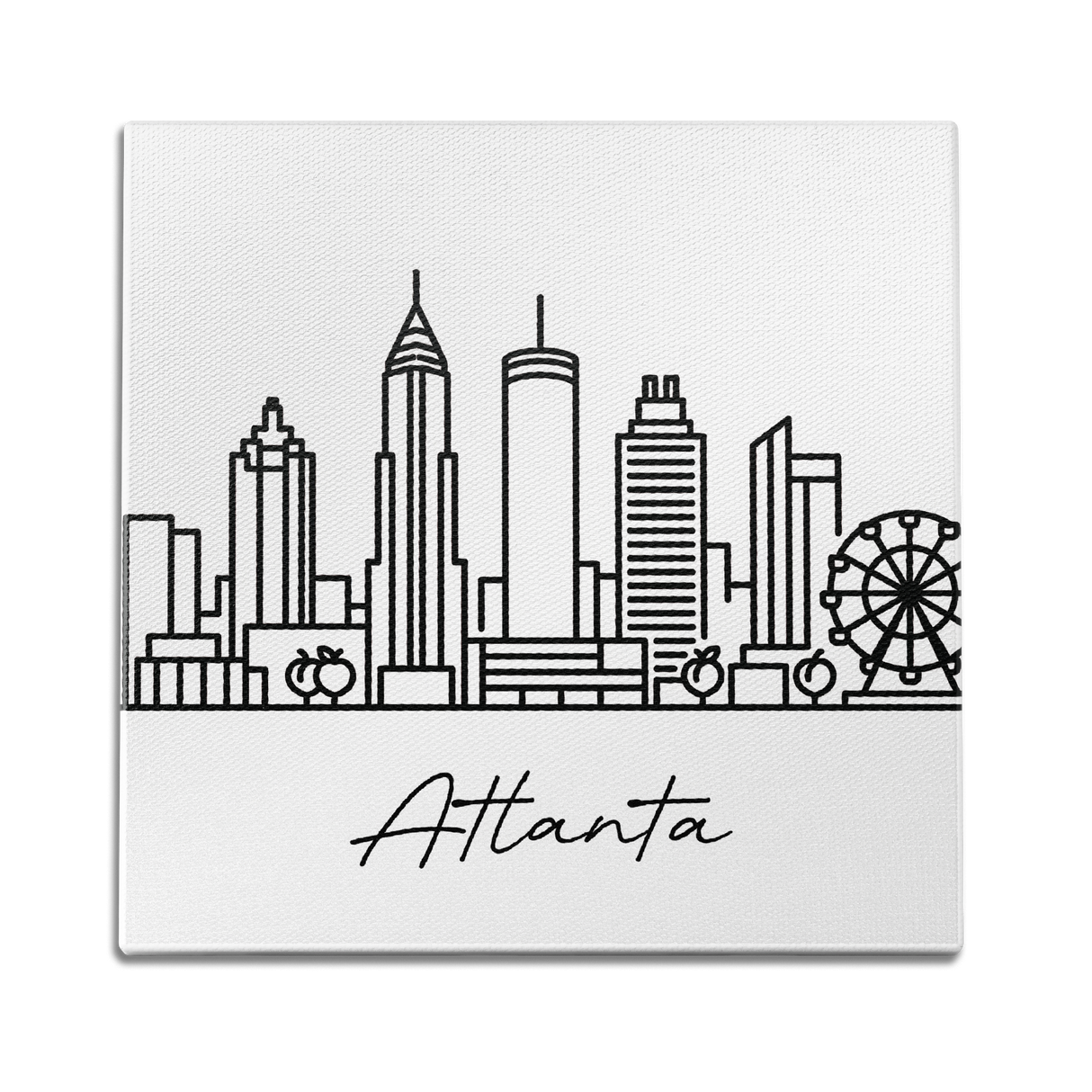 Skyline Atlanta Wall Art