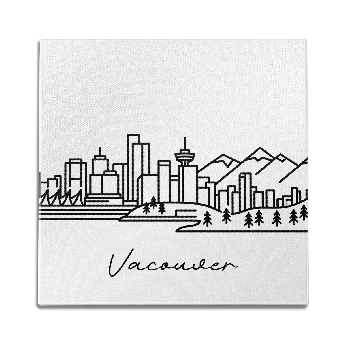 Skyline Vancouver Wall Art