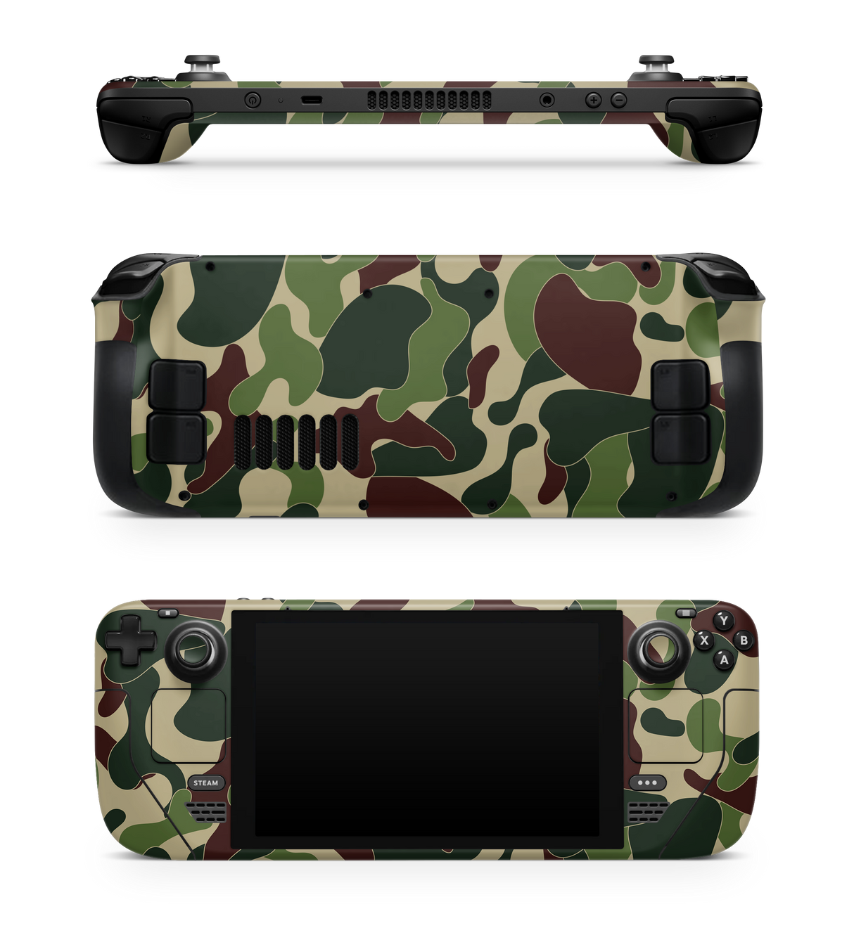 Steam Deck Ape Camo Green