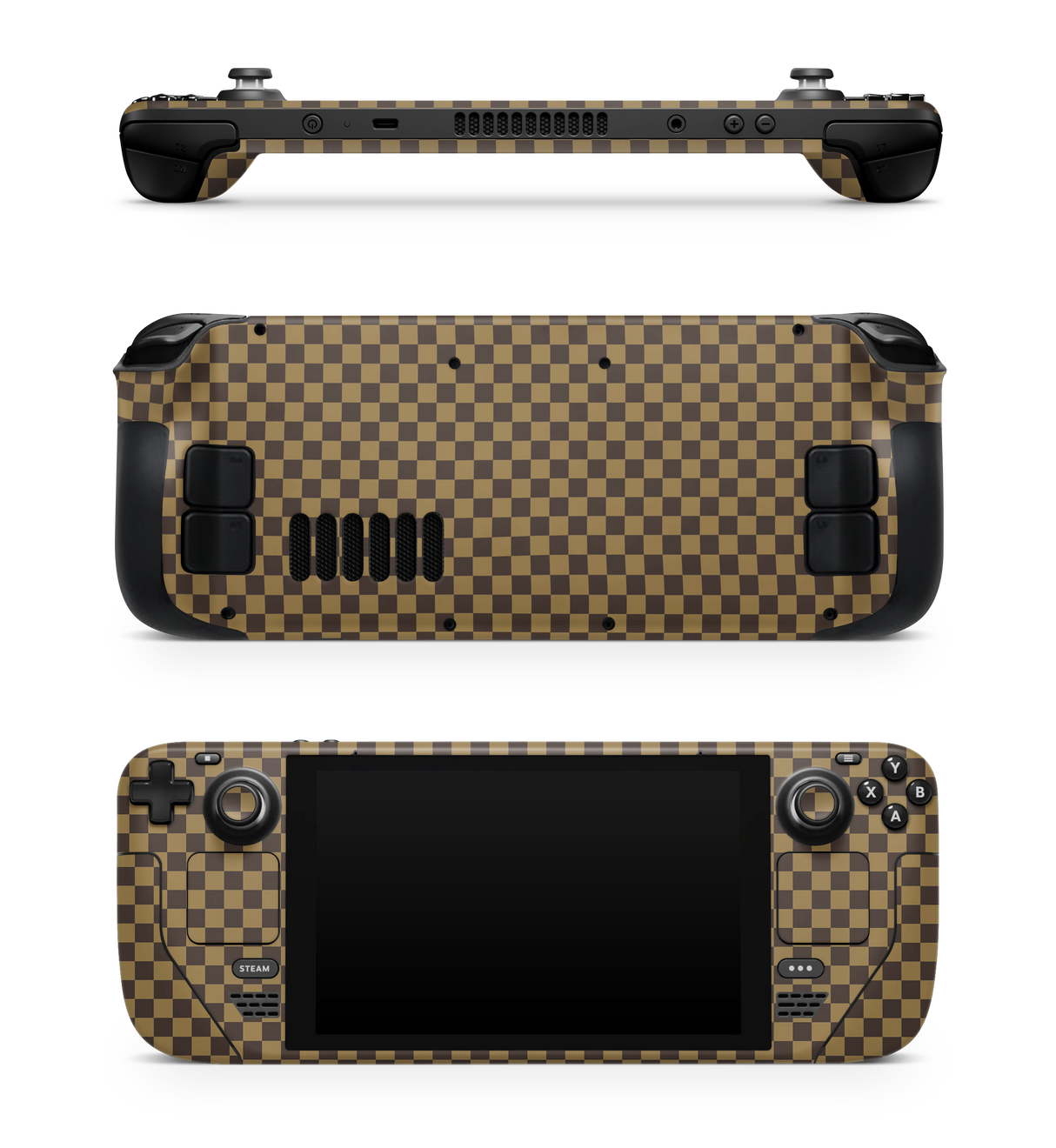 Steam Deck Checkers brown