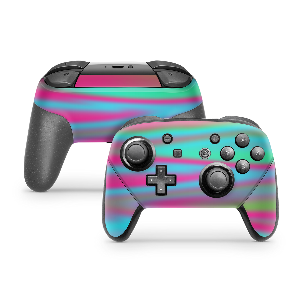 Nintendo Switch Controller Skin Electric Neon