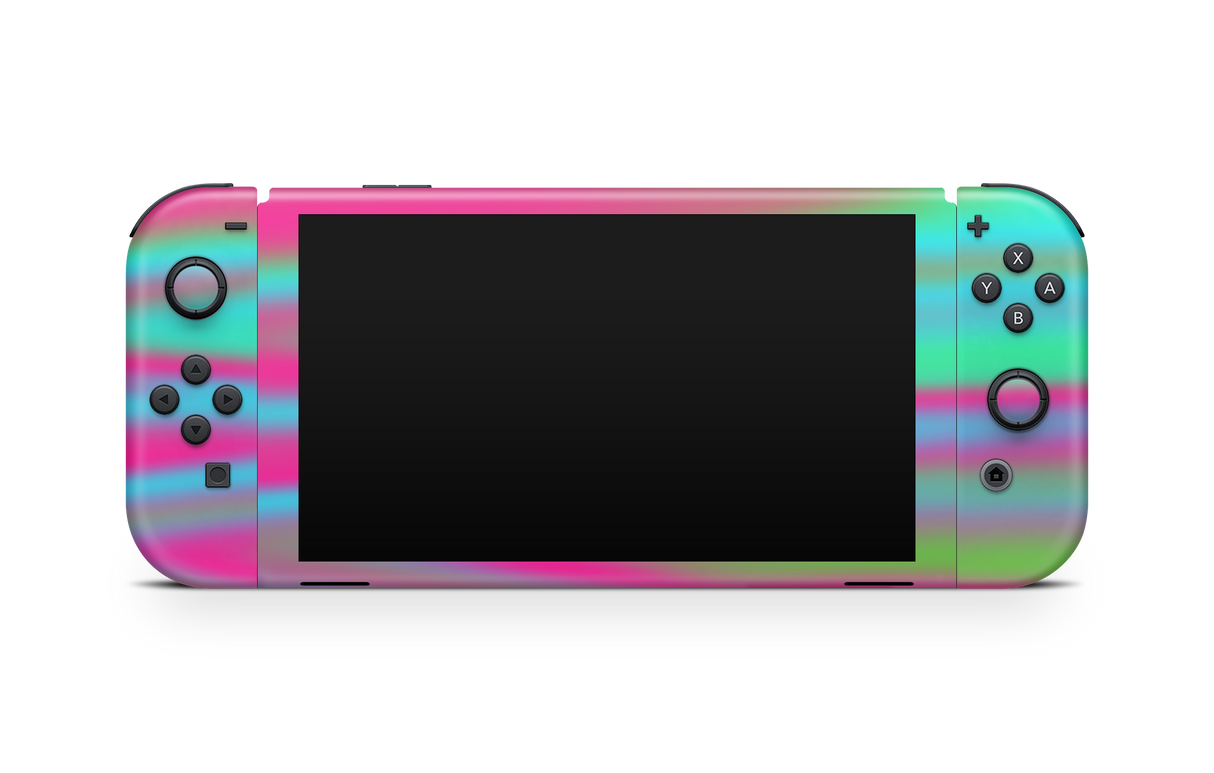 Nintendo Switch OLED Skin Electric Neon