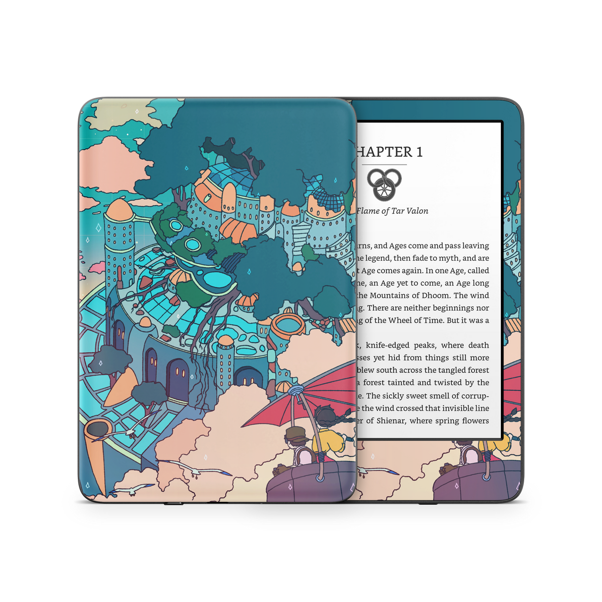 Castle in the Sky Kindle Skin