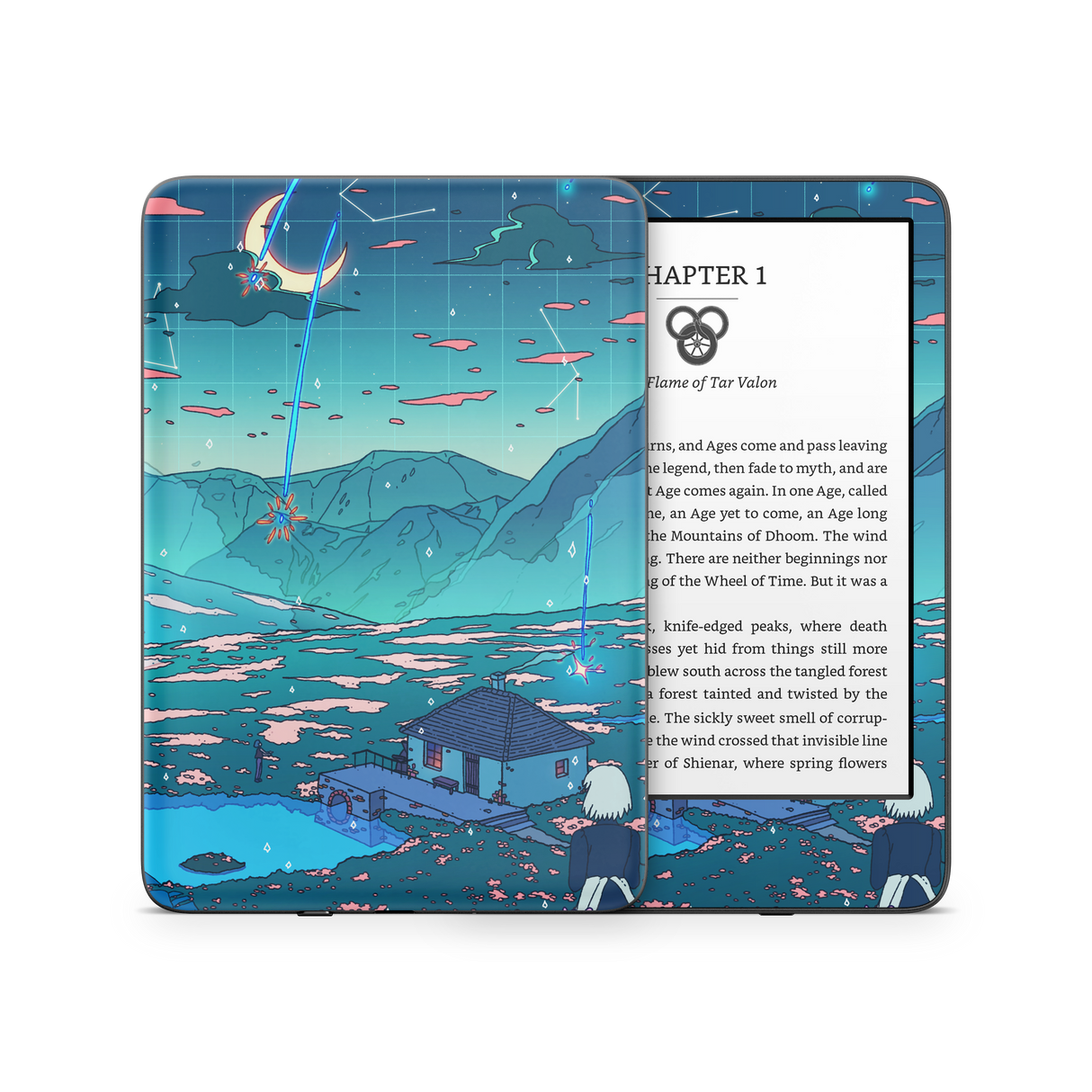 Crystal Shower Kindle Skin