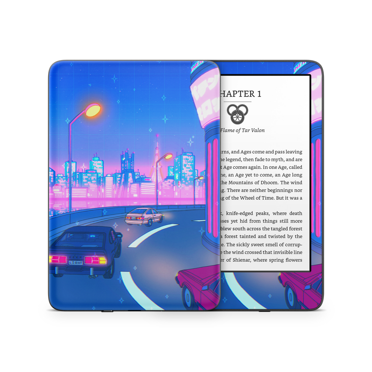 Late Night Drive Kindle Skin