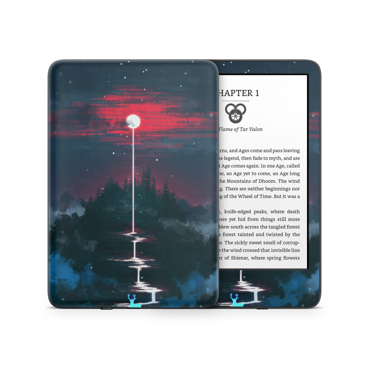 Lunar Dripping Kindle Skin
