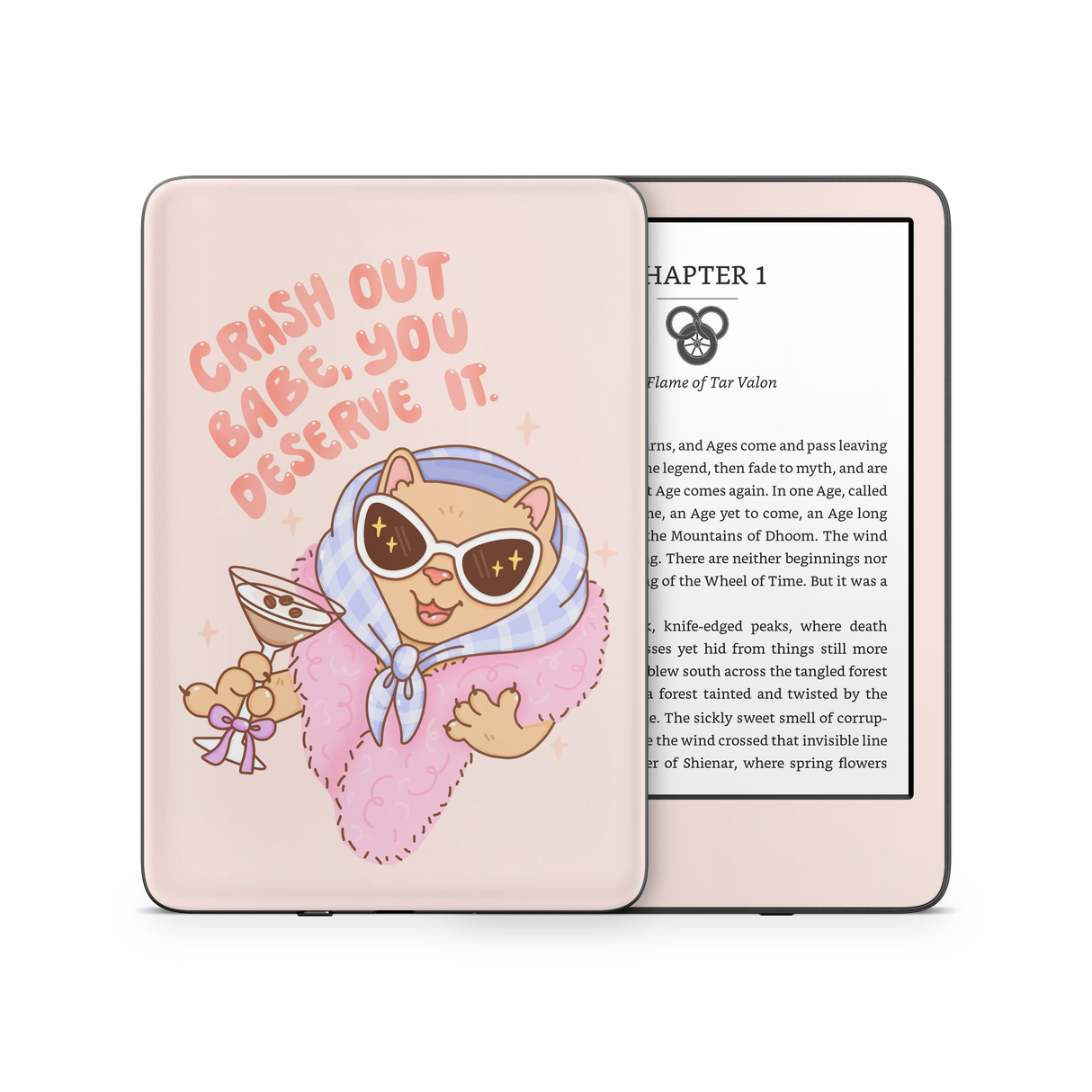 Crash Out Babe Kindle Skin