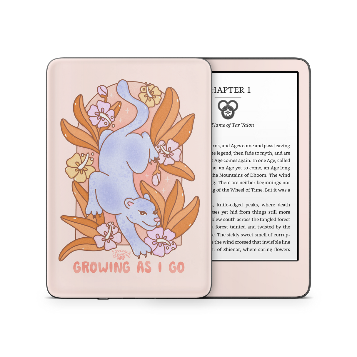 Growing As I Go Kindle Skin