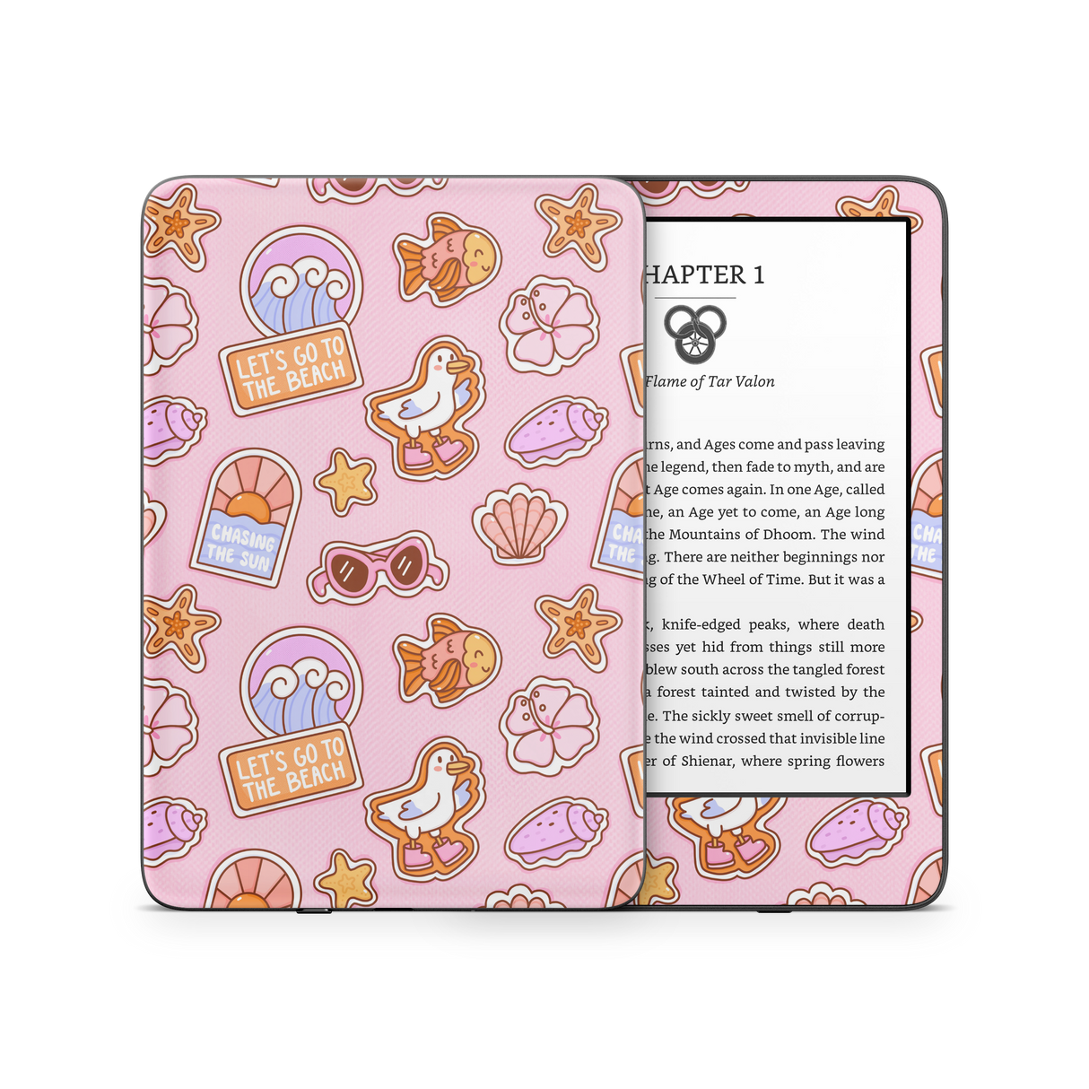 Patches Pink Kindle Skin