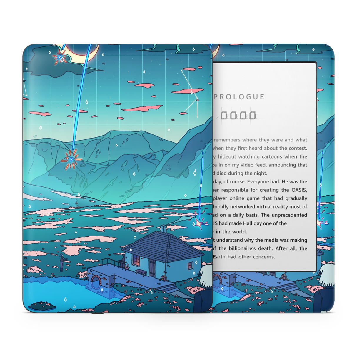 Crystal Shower Kindle Skin