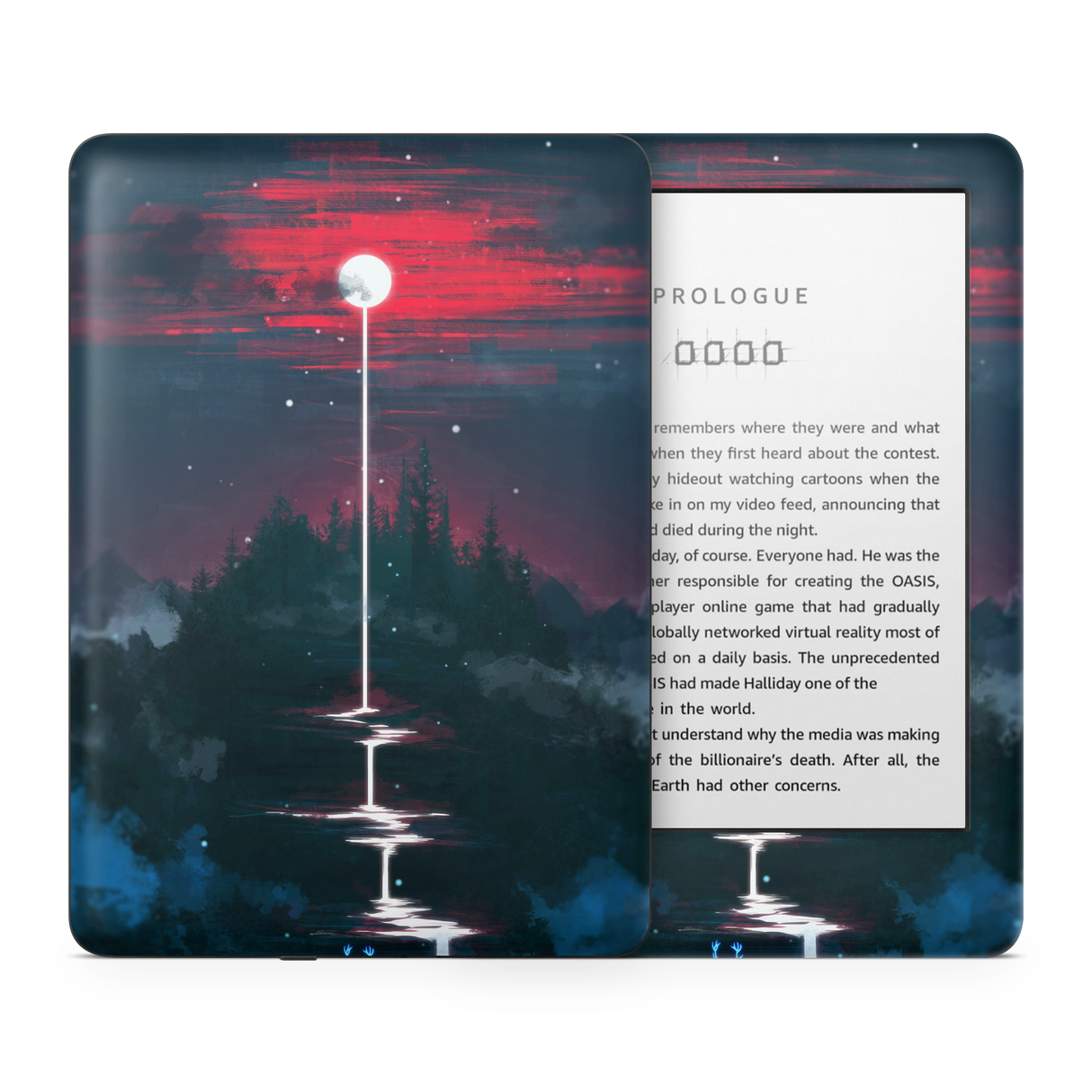 Lunar Dripping Kindle Skin