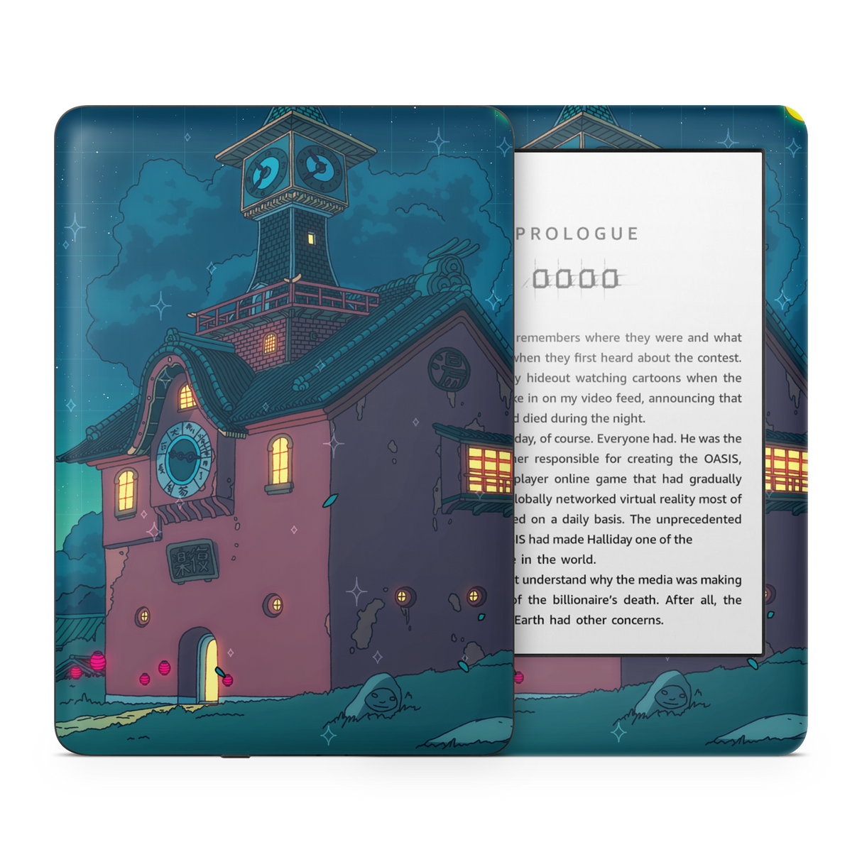 Spirited Entrace Night Kindle Skin