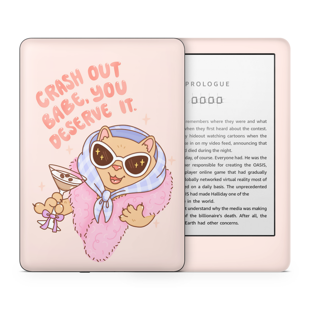 Crash Out Babe Kindle Skin