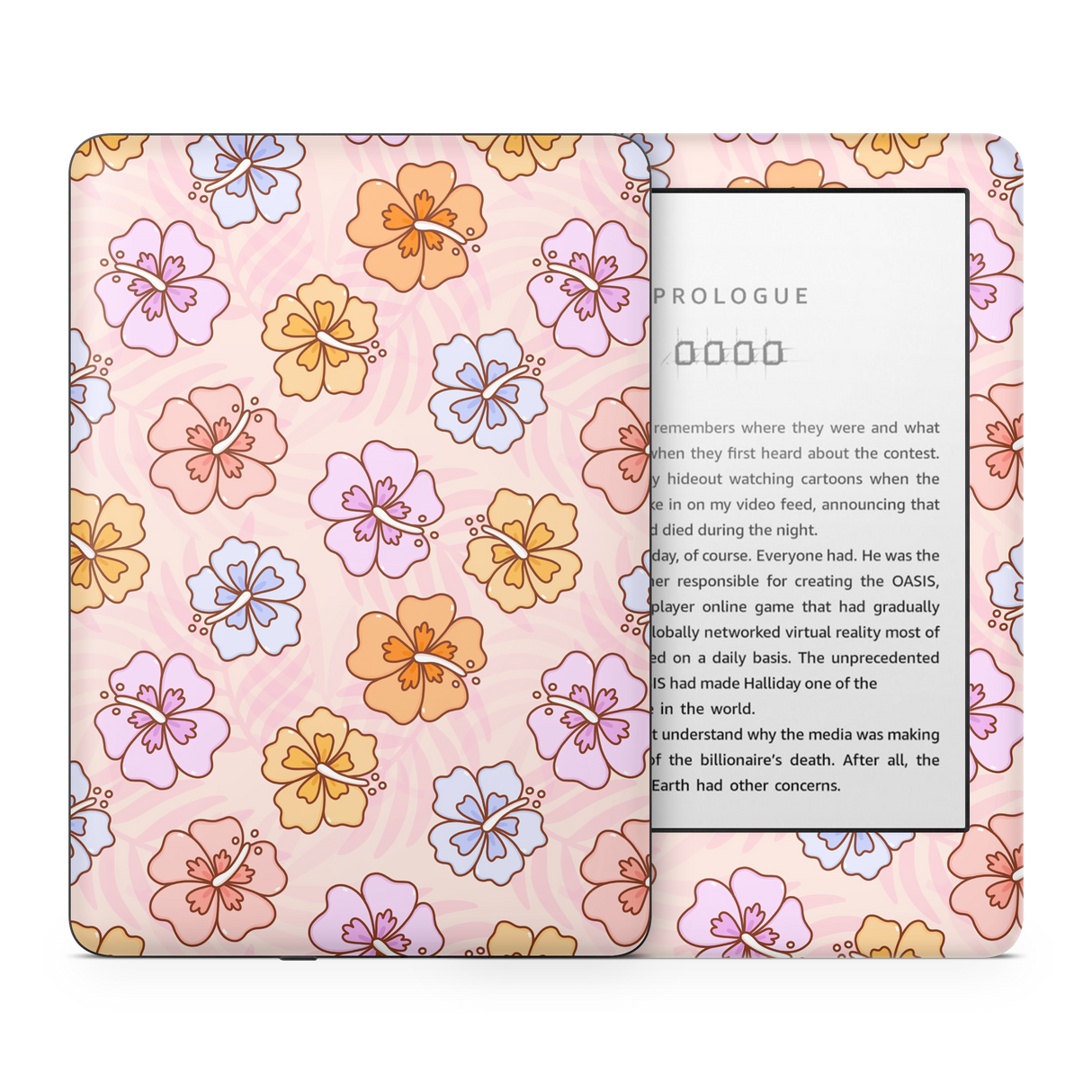 Hibiscus Kindle Skin
