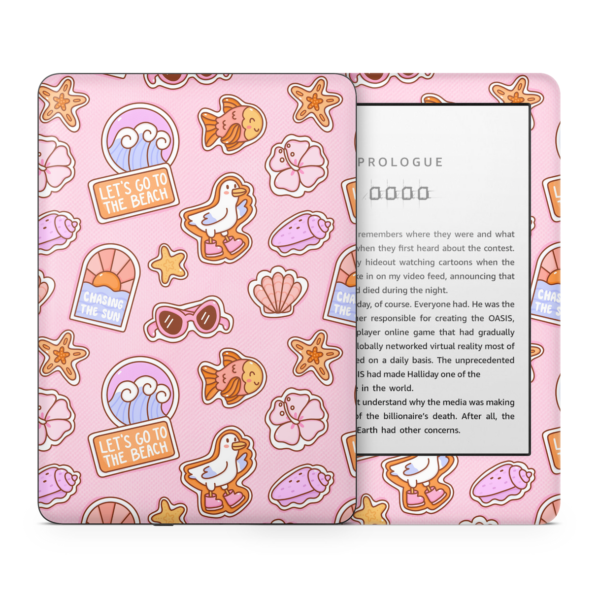 Patches Pink Kindle Skin