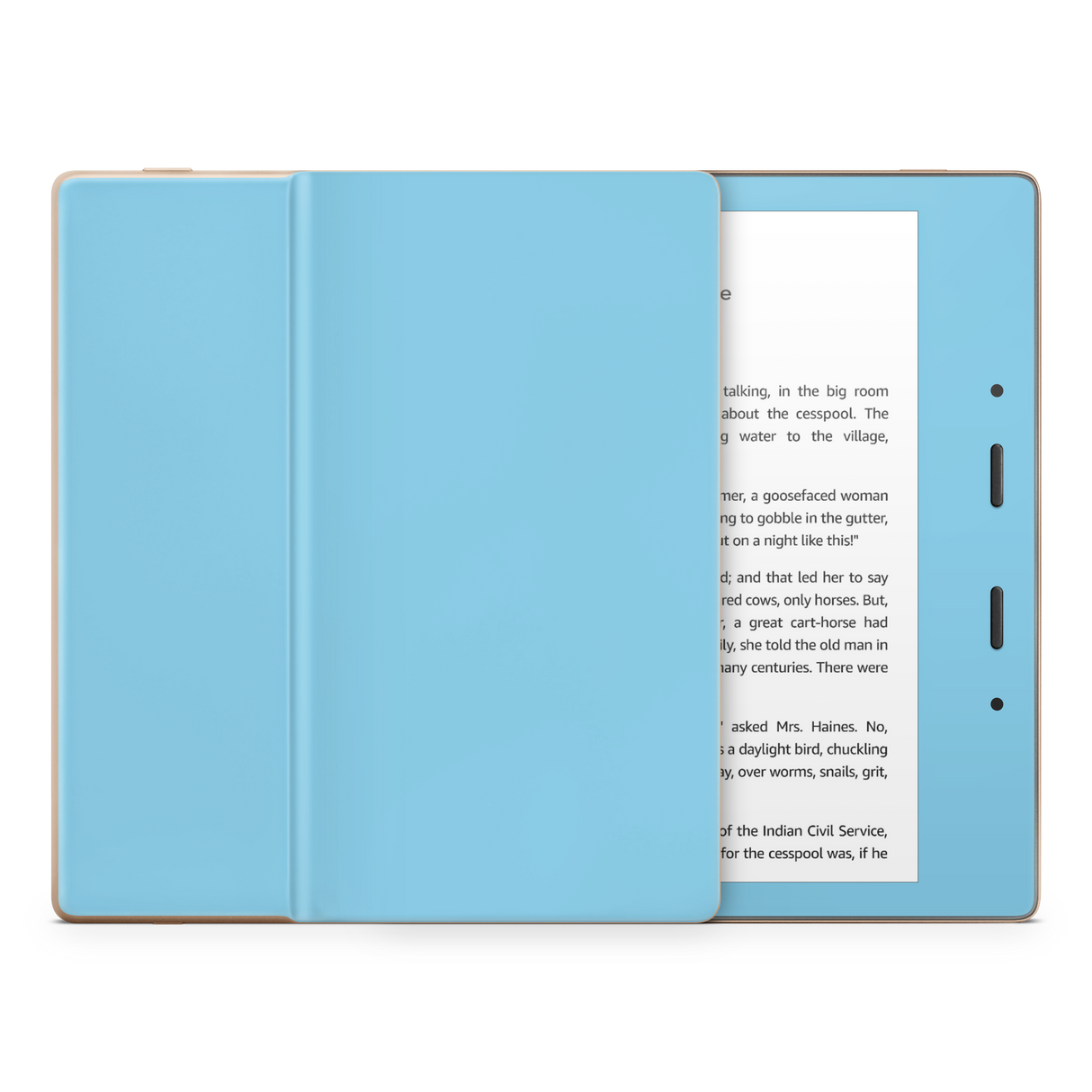 Sky Blue Kindle eReader Skin