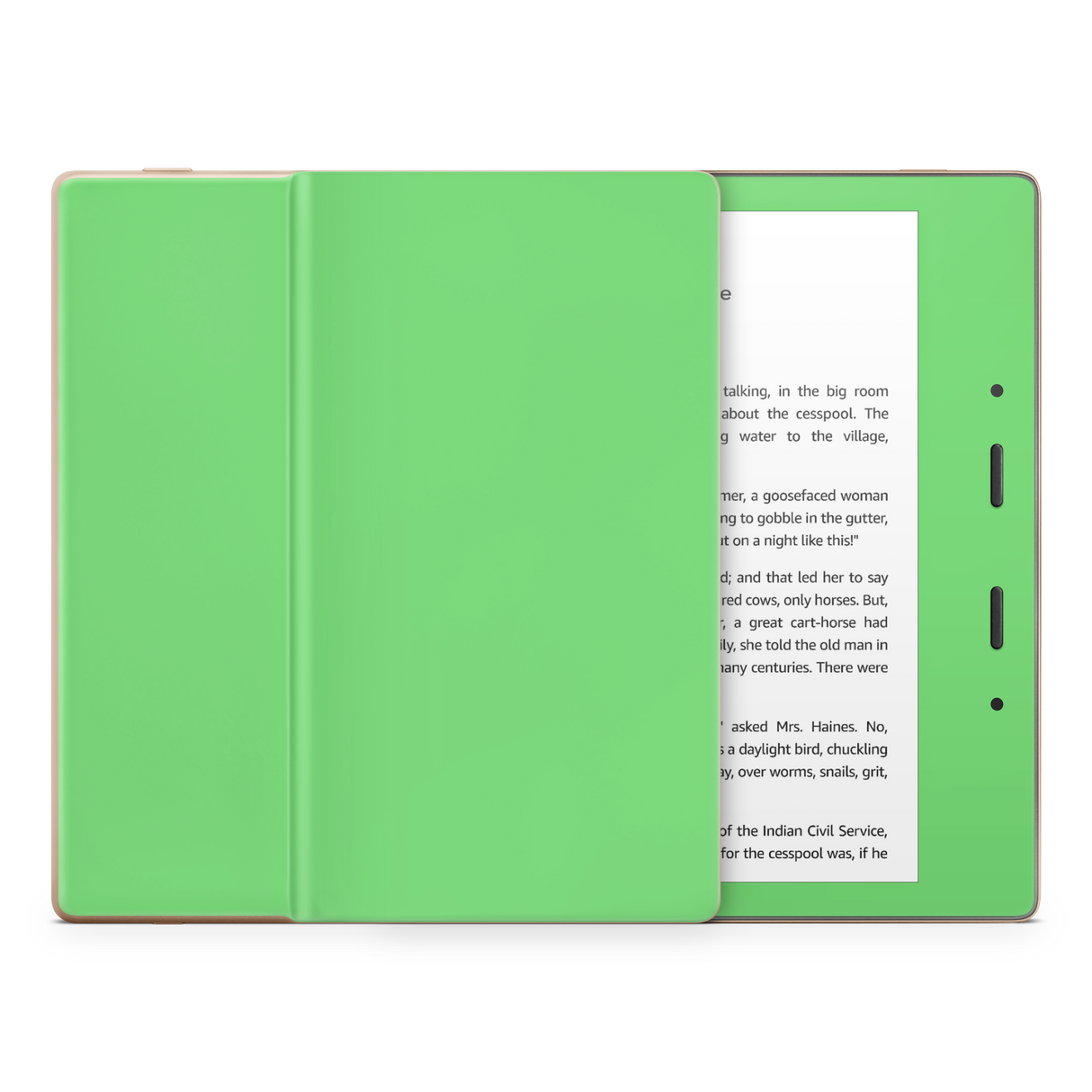 Pastel Green Kindle eReader Skin