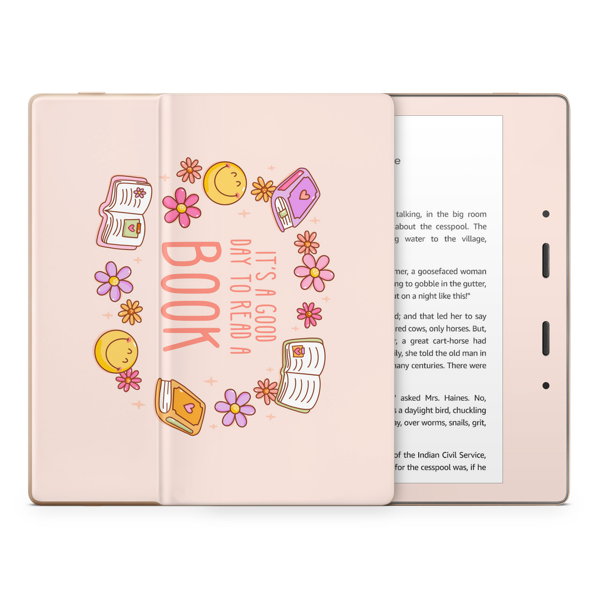 Read a Book Kindle Skin