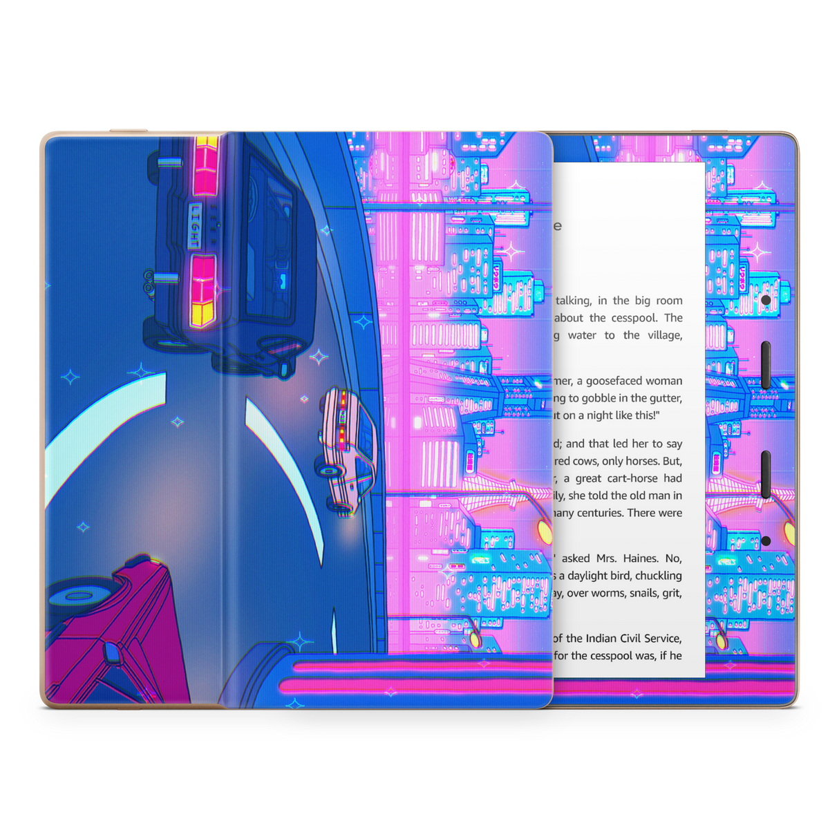 Late Night Drive Kindle Skin