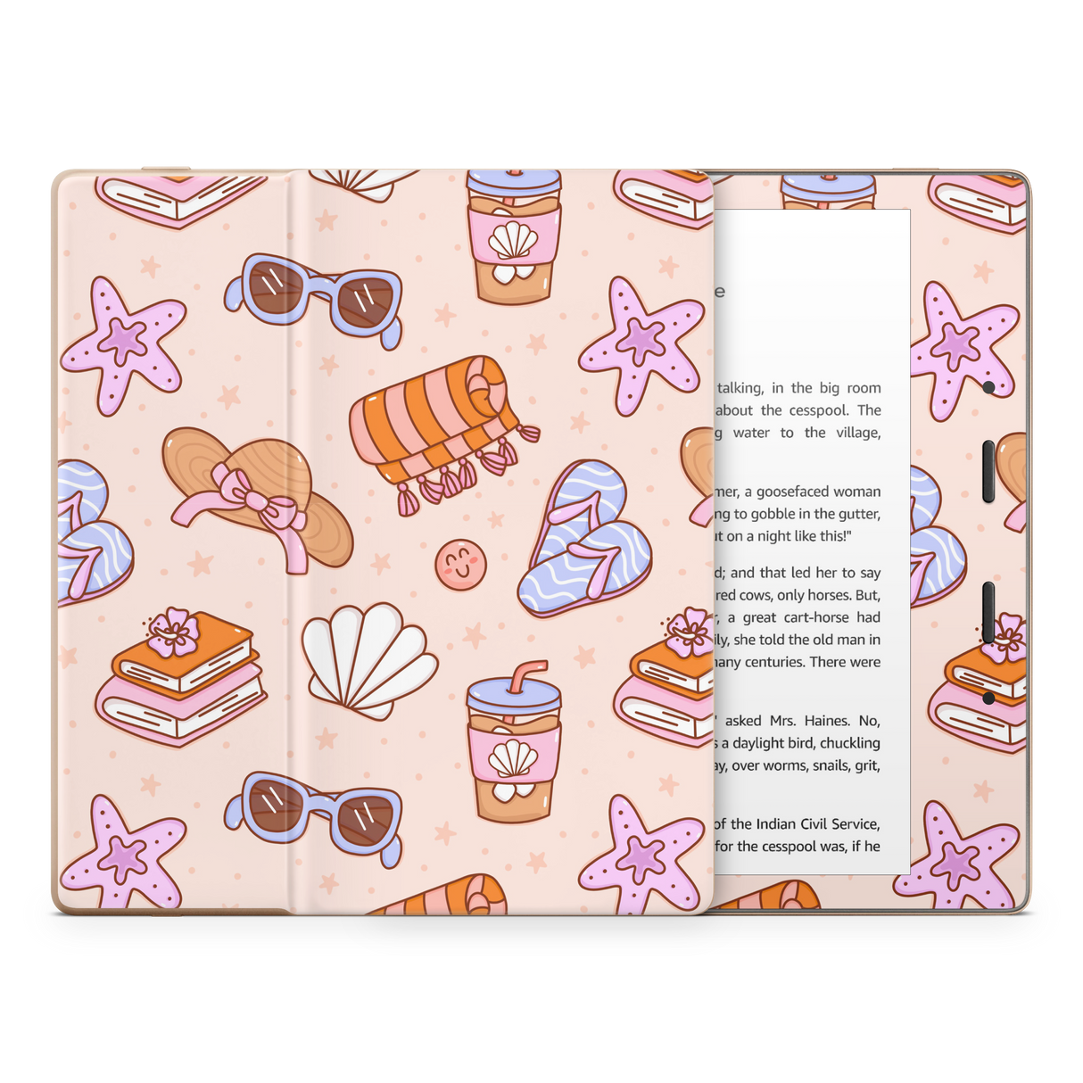 Beach Day Kindle Skin