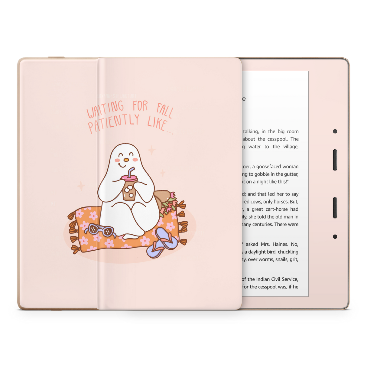 Waiting For Fall Kindle Skin