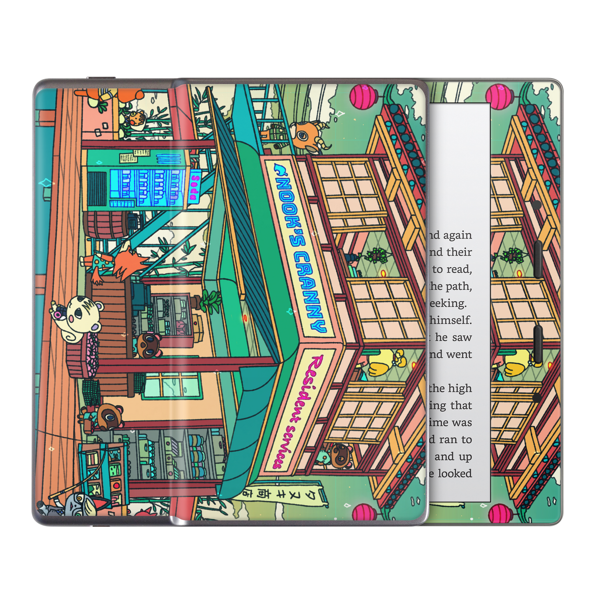 Animal Crossing Kindle Skin