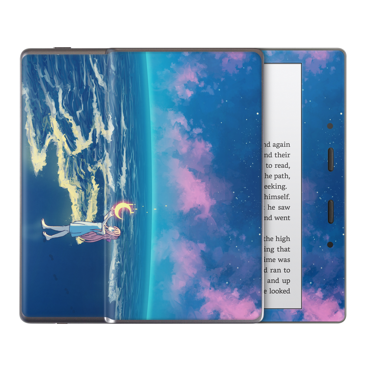 Catching the moon Kindle Skin